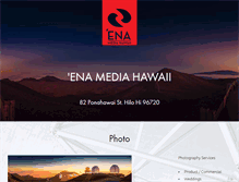 Tablet Screenshot of enamediahawaii.com